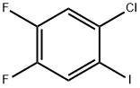 1-氯-4,5-二氟-2-碘苯 结构式