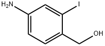 (4-氨基-2-碘苯基)甲醇 结构式