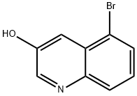 5-Bromoquinolin-3-ol 结构式
