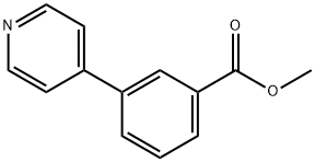 methyl3-(pyridin-4-yl)benzoate 结构式