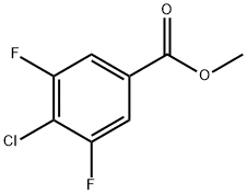 Methyl 4-chloro-3,5-difluorobenzoate 结构式