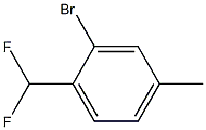 2-溴-1-(二氟甲基)-4-甲基苯 结构式