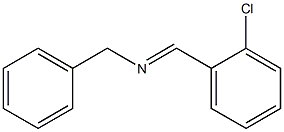 Benzenemethanamine, N-[(2-chlorophenyl)methylene]-, (E)- 结构式