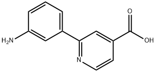 2-(3-aminophenyl)isonicotinic acid 结构式