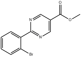 METHYL 2-(2-BROMOPHENYL)PYRIMIDINE-5-CARBOXYLATE