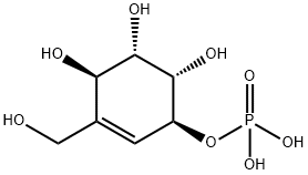 VALIENOL1-PHOSPHATE 结构式