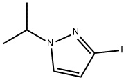 3-IODO-1-ISOPROPYL-1H-PYRAZOLE 结构式