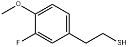 2-(3-氟-4-甲氧基苯基)乙烷-1-硫醇 结构式