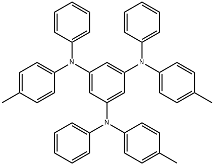 1,3,5-BENZENETRIAMINE, N1,N3,N5-TRIS(4-METHYLPHENYL)-N1,N3,N5-TRIPHENYL- 结构式