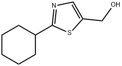 (2-Cyclohexylthiazol-5-yl)methanol 结构式