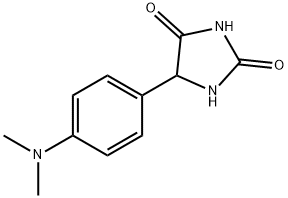 5-(4-Dimethylamino-phenyl)-imidazolidine-2,4-dione 结构式