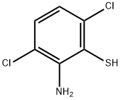 Benzenethiol, 2-amino-3,6-dichloro- 结构式
