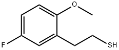 2-(5-fluoro-2-methoxyphenyl)ethane-1-thiol 结构式