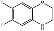 6,7-二氟-3,4-二氢-2H-苯并[B][1,4]噁嗪 结构式