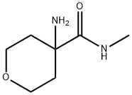 4-Aminotetrahydro-N-methyl-2H-pyran-4-carboxamide 结构式