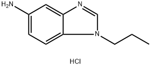 1-丙基-1H-苯并[D]咪唑-5-胺二盐酸盐 结构式