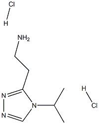 [2-(4-isopropyl-4H-1,2,4-triazol-3-yl)ethyl]amine dihydrochloride 结构式