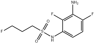 N-(3-amino-2,4-difluorophenyl)-3-fluoropropane-1-sulfonamide 结构式