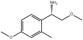 (1S)-2-METHOXY-1-(4-METHOXY-2-METHYLPHENYL)ETHYLAMINE 结构式