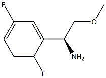 (1S)-1-(2,5-DIFLUOROPHENYL)-2-METHOXYETHAN-1-AMINE 结构式