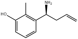 3-((1S)-1-AMINOBUT-3-ENYL)-2-METHYLPHENOL 结构式