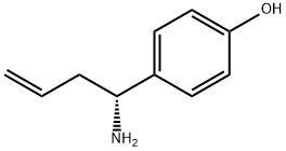 4-((1R)-1-AMINOBUT-3-ENYL)PHENOL 结构式