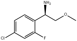 (1R)-1-(4-CHLORO-2-FLUOROPHENYL)-2-METHOXYETHYLAMINE 结构式
