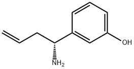 3-((1R)-1-AMINOBUT-3-ENYL)PHENOL 结构式
