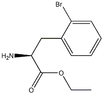 L-2-溴苯丙氨酸乙酯 结构式