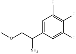 2-甲氧基-1-(3,4,5-三氟苯基)乙胺 结构式