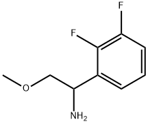 1-(2,3-DIFLUOROPHENYL)-2-METHOXYETHAN-1-AMINE 结构式