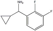 环丙基(2,3-二氟苯基)甲胺 结构式