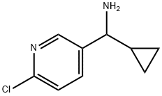 (6-氯吡啶-3-基)(环丙基)甲胺 结构式