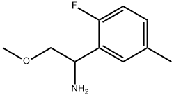 1-(2-FLUORO-5-METHYLPHENYL)-2-METHOXYETHAN-1-AMINE 结构式