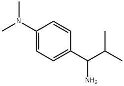 [4-(1-AMINO-2-METHYLPROPYL)PHENYL]DIMETHYLAMINE 结构式