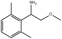 1-(2,6-DIMETHYLPHENYL)-2-METHOXYETHAN-1-AMINE 结构式