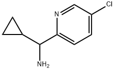 (5-chloropyridin-2-yl)(cyclopropyl)methanamine 结构式