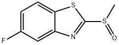 5-Fluoro-2-(methylsulfinyl)benzo[d]thiazole 结构式