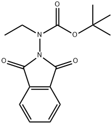 tert-butyl (1,3-dioxoisoindolin-2-yl)(ethyl)carbamate 结构式