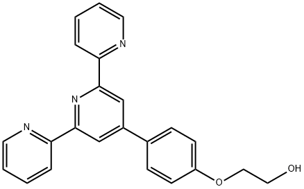 2-[4-(2,6-二吡啶-2-基吡啶-4-基)苯氧基]乙醇 结构式