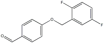 4-[(2,5-difluorophenyl)methoxy]benzaldehyde 结构式