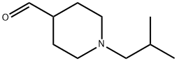 1-(2-甲基丙基)哌啶-4-甲醛 结构式