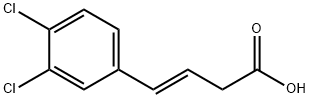 3-Butenoic acid, 4-(3,4-dichlorophenyl)-, (E)- 结构式