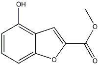 4-羟基苯并呋喃-2-甲酸甲酯 结构式