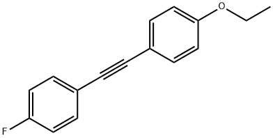 Benzene, 1-ethoxy-4-[(4-fluorophenyl)ethynyl]- 结构式