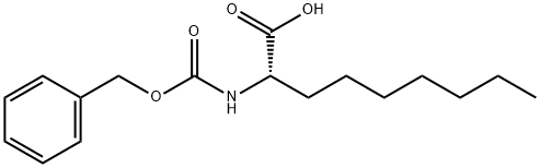 N-CBZ-S-2-氨基壬酸 结构式