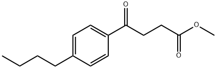 METHYL 4-(4-BUTYLPHENYL)-4-OXOBUTANOATE 结构式