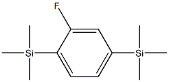 (2-fluoro-4-trimethylsilylphenyl)-trimethylsilane 结构式