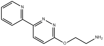 2-((6-(吡啶-2-基)哒嗪-3-基)氧基)乙胺 结构式