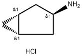 bicyclo[3.1.0]hexan-3-amine hydrochloride 结构式
